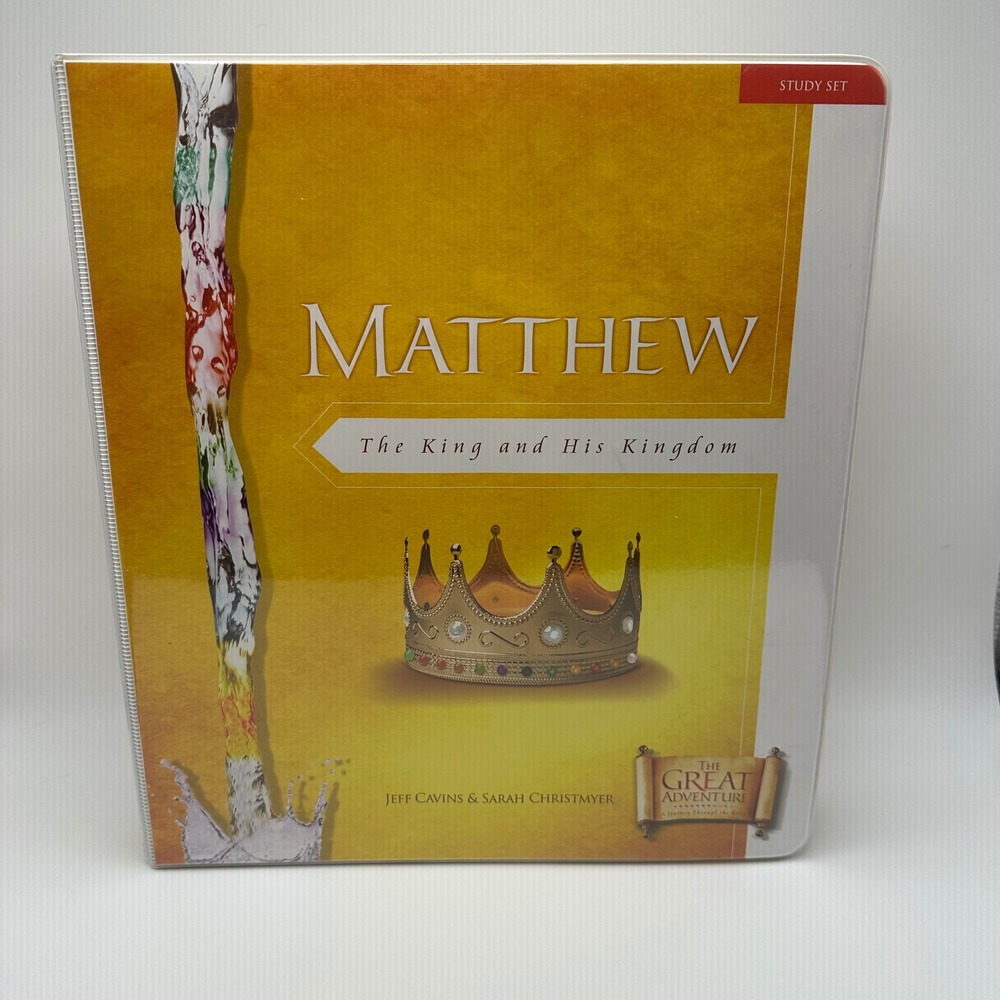 Matthew The King & His Kingdom Study Set Jeff Cavins Great Adventure Bible Study
